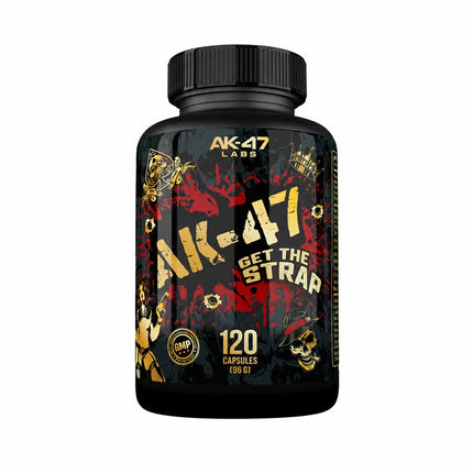 AK-47 Labs Get the Strap, flacon de 120 capsules