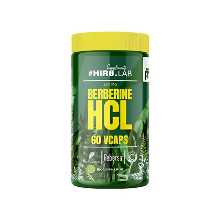Contenant de supplément de berbérine HCL 450mg avec amino acids et créatine