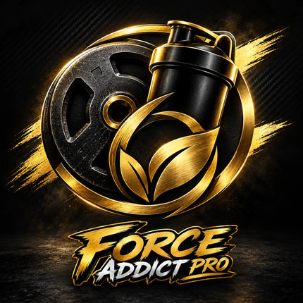 Emblème noir et or pour bilan nutrition sportive 45 min - Force Addict Pro