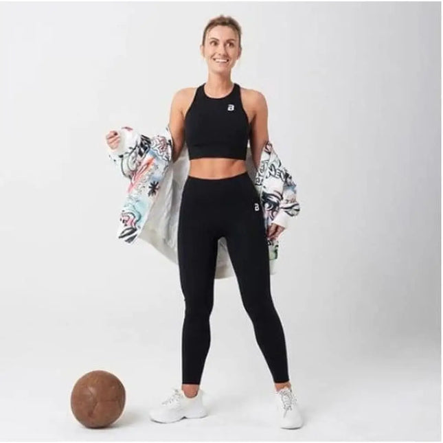 Brassière de sport CLARA Noir BIOTECHUSA