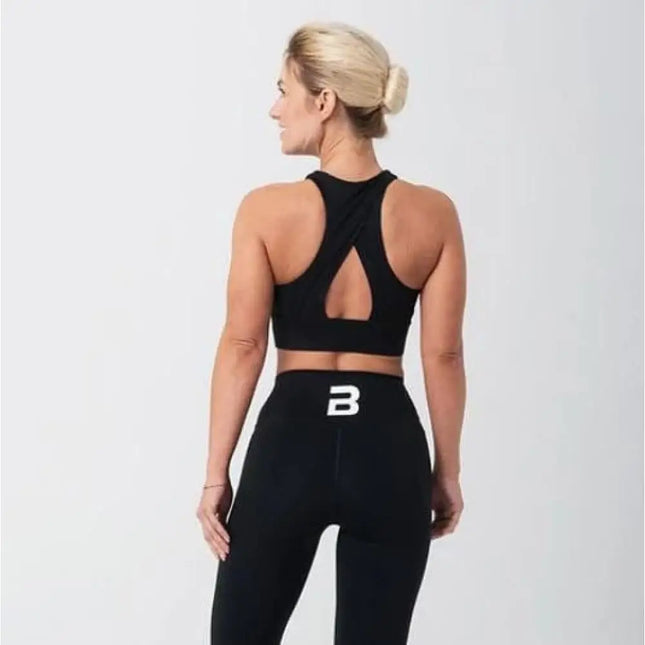 Brassière de sport CLARA Noir BIOTECHUSA