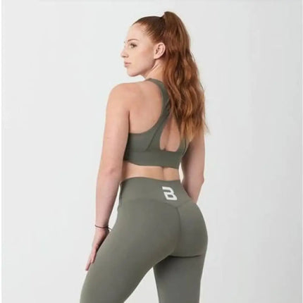 Brassière sport CLARA Olive Face BiotechUSA 