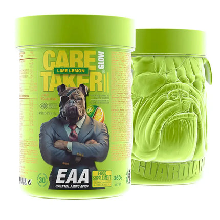 EAA saveur citron lime avec mascotte bulldog – supplément d’acides aminés essentiels breveté