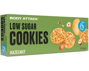 Paquet de cookies noisettes body attack  sports nutrition
