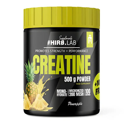 créatine monohydrate hiro lab 500g ananas force endurance musculation