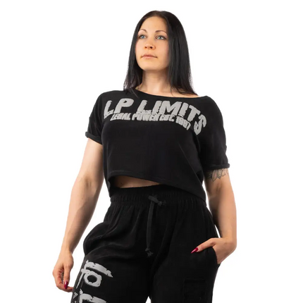 Crop Top LP Girls Stonewashed Towelling Legal Power
