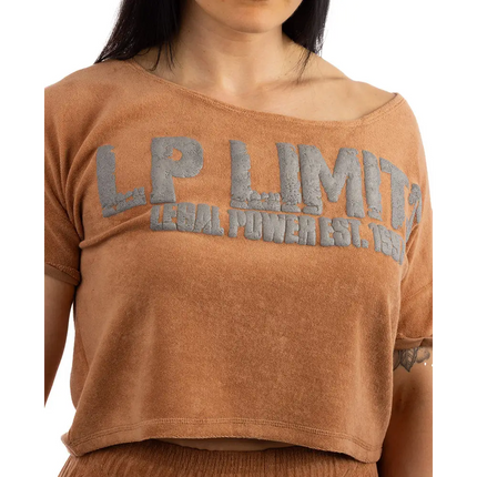 Crop Top LP Girls Stonewashed Towelling Legal Power