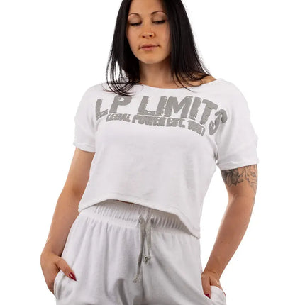 Crop Top LP Girls Stonewashed Towelling Legal Power