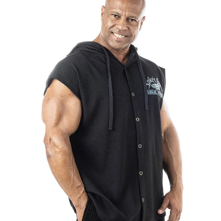 Débardeur Sans Manches Oldschool Spikes Hoodie Boston Legal Power