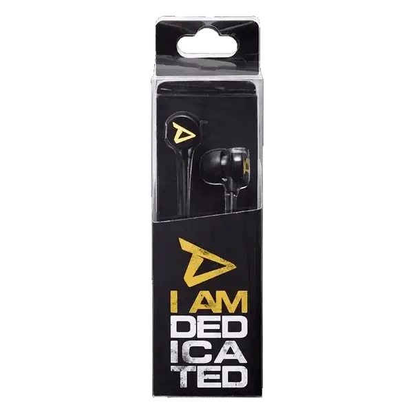 Boîte des écouteurs Dedicated – I AM DEDICATED, design sportif
