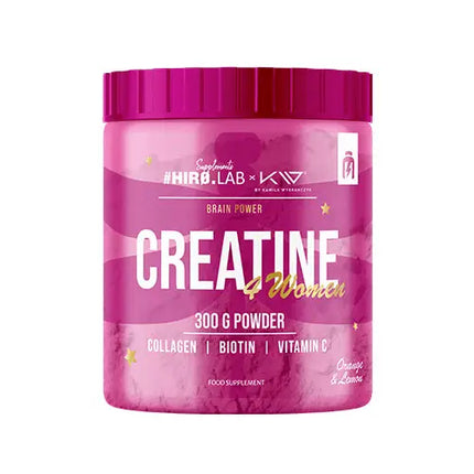 HIRO.LAB Creatine 4 Woman With Collagen 300 g Lemon Orange, photo produit officielle