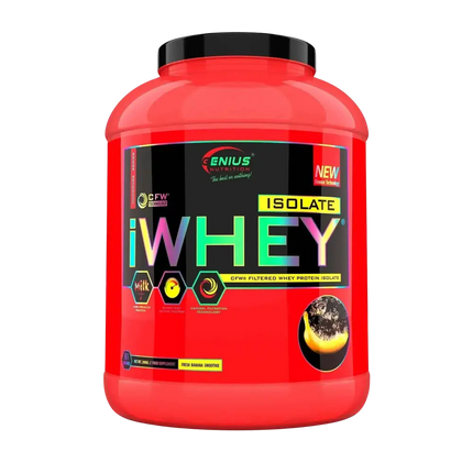 whey iwhey isolate protein Smoothie à la banane fraîche 2000g genius nutrition