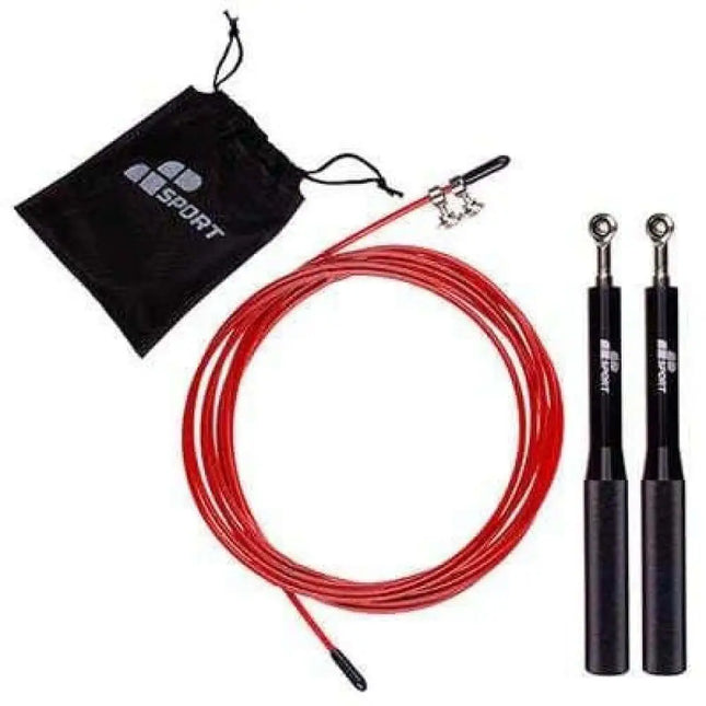 MP SPORT Jump Rope - Corde à sauter poignées en aluminium - 3m - Force Addict Pro