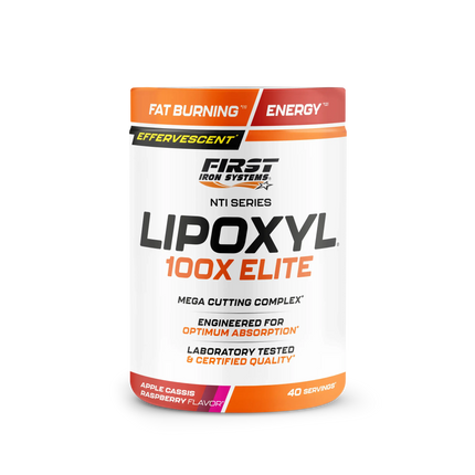 Lipoxyl 100X Elite saveur pomme cassis framboise brûleur thermogénique

