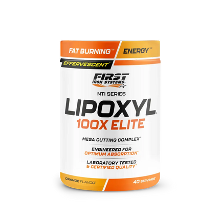 Lipoxyl 100X Elite 400g aide à réduire la graisse pour une définition musculaire optimale