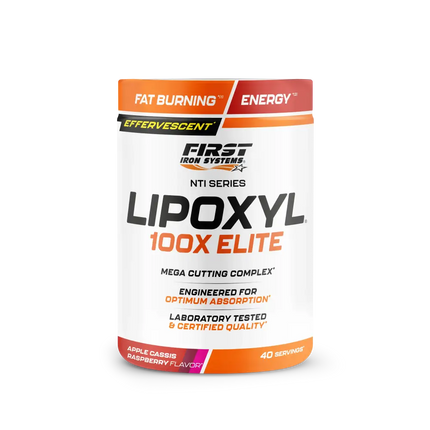 Lipoxyl 100X Elite saveur pomme cassis framboise brûleur thermogénique

