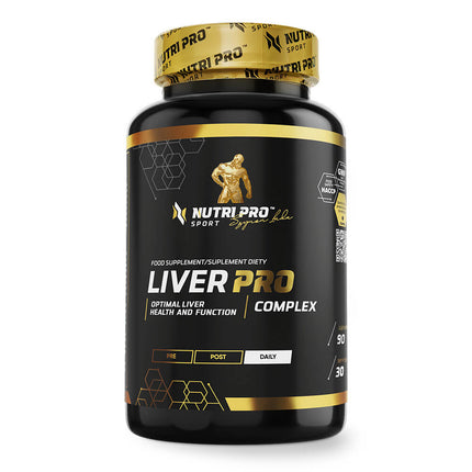 Flacon du complexe foie Liver PRO Nutri Pro Sport, 90 gélules