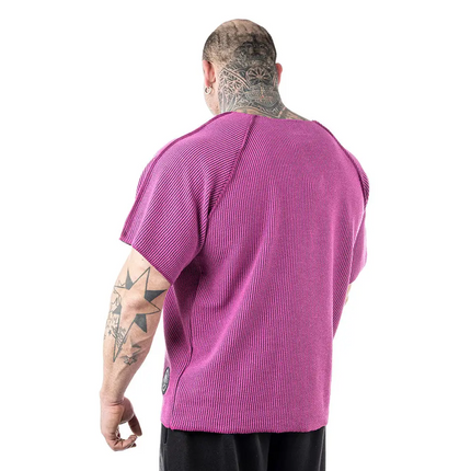 Magenta Raglan Rag Top Oldschool Spikes Boston Legal Power