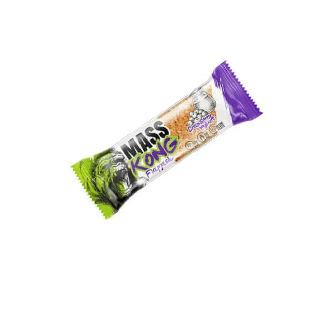 Barre protéinée hiro.lab Mass Kong Flapjack Cranberry Yogourt 90g - Délicieux snack aux céréales et superfruits