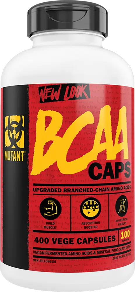 Mutant BCAA 400 capsules, flacon officiel du fournisseur Prometeus