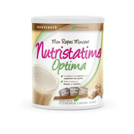 Nutristine Optima 800g - Nougat Caramel Vanille - PROTEINE