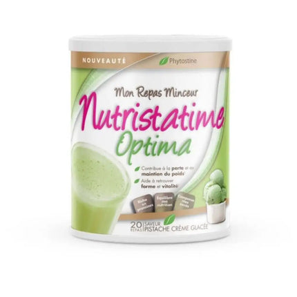 NUTRISTATIME OPTIMA 800g SAVEUR PISTACHE | PHYTOSTINE - FORCE ADDICT PRO