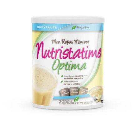 NUTRISTATIME OPTIMA 800g SAVEUR VANILLE CREME DESSERT | PHYTOSTINE - FORCE ADDICT PRO