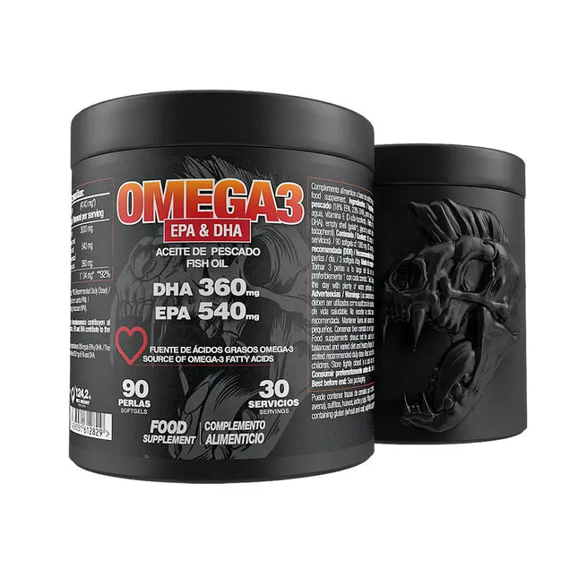 Complément d’huile de poisson Oméga 3 EPA HDA avec acides aminés et créatine