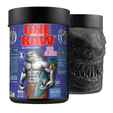 Deux contenants de supplément d’acide aminé One Raw Beta-Alanine 400g pour séances d’entraînement
