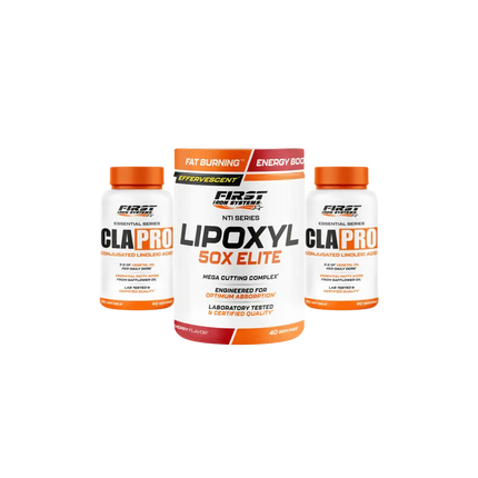Pack Sèche et Définition 2 NTI SERIES - Combinaison de LIPOXYL 50X ELITE et CLA PRO pour brûler les graisses et optimiser la définition musculaire.