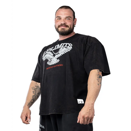 Rag Top Eagle Stonewashed Pique Jersey Legal Power