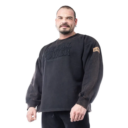 Sweater Legal Power Stonewashed brushed inside Ottomix