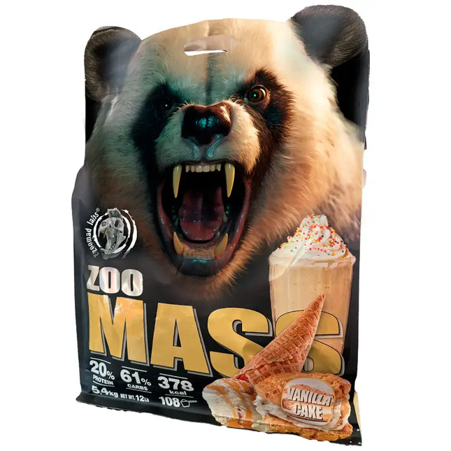 Protéine ZOOMASS 5,4kg vanille avec créatine monohydrate et farine d’avoine pour la masse musculaire